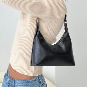 Princess Polly Glazier Shoulder Bag Black